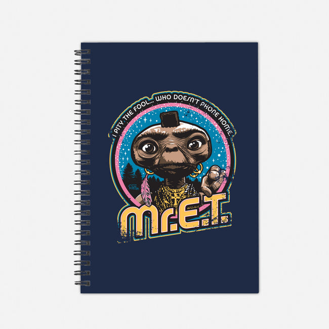 Mr. E.T.-none dot grid notebook-Captain Ribman