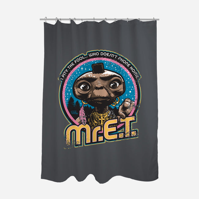 Mr. E.T.-none polyester shower curtain-Captain Ribman