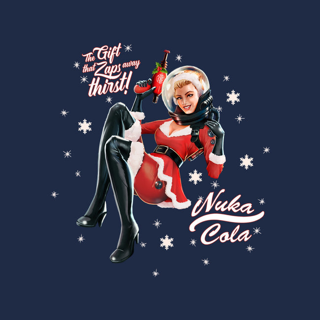 Mrs. Nuka Claus-womens v-neck tee-steevinlove