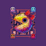 Ms Pac Muertos-none removable cover w insert throw pillow-MoniWolf