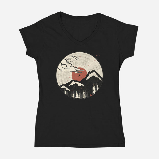 MTN LP-womens v-neck tee-ndtank