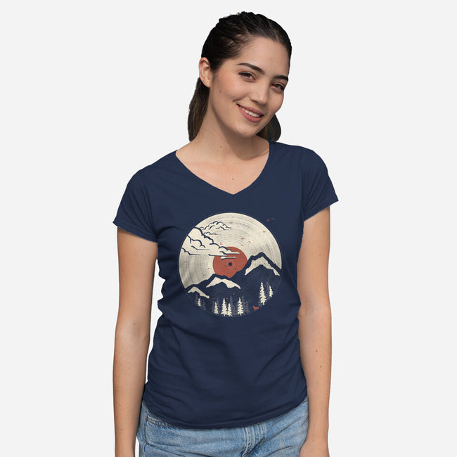 MTN LP-womens v-neck tee-ndtank