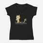 Mummy Cat-womens v-neck tee-IdeasConPatatas