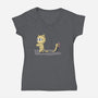 Mummy Cat-womens v-neck tee-IdeasConPatatas