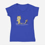 Mummy Cat-womens v-neck tee-IdeasConPatatas