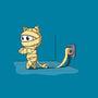 Mummy Cat-none removable cover w insert throw pillow-IdeasConPatatas