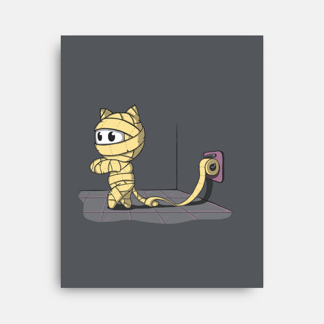 Mummy Cat-none stretched canvas-IdeasConPatatas