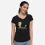 Mummy Cat-womens v-neck tee-IdeasConPatatas