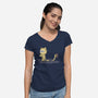 Mummy Cat-womens v-neck tee-IdeasConPatatas