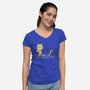 Mummy Cat-womens v-neck tee-IdeasConPatatas