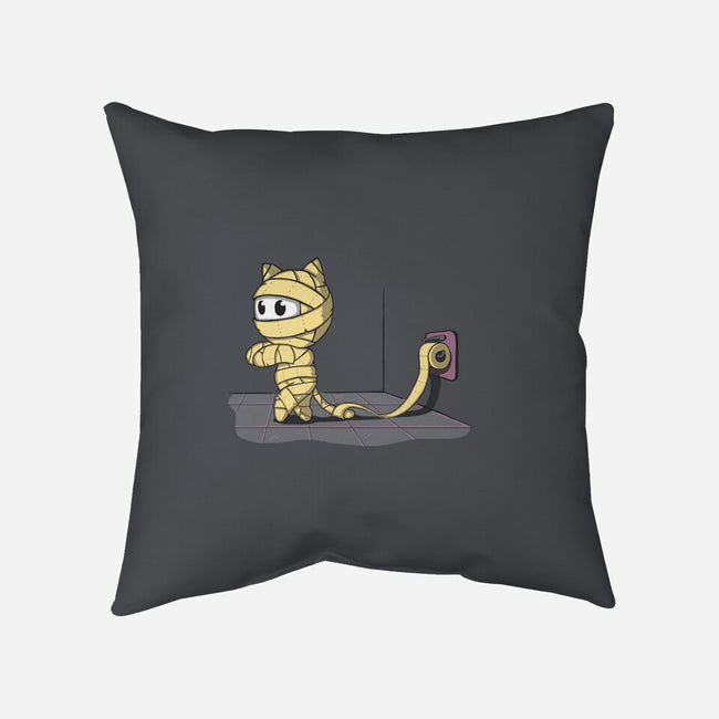 Mummy Cat-none removable cover throw pillow-IdeasConPatatas
