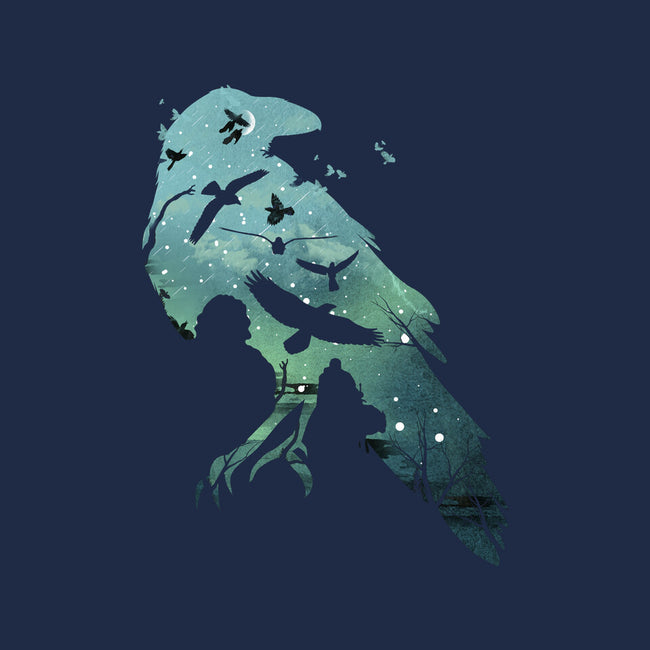 Murder of Crows-womens v-neck tee-dandingeroz