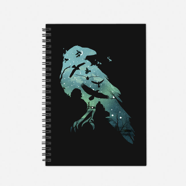 Murder of Crows-none dot grid notebook-dandingeroz