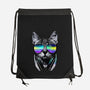 Music Lover Cat-none drawstring bag-clingcling