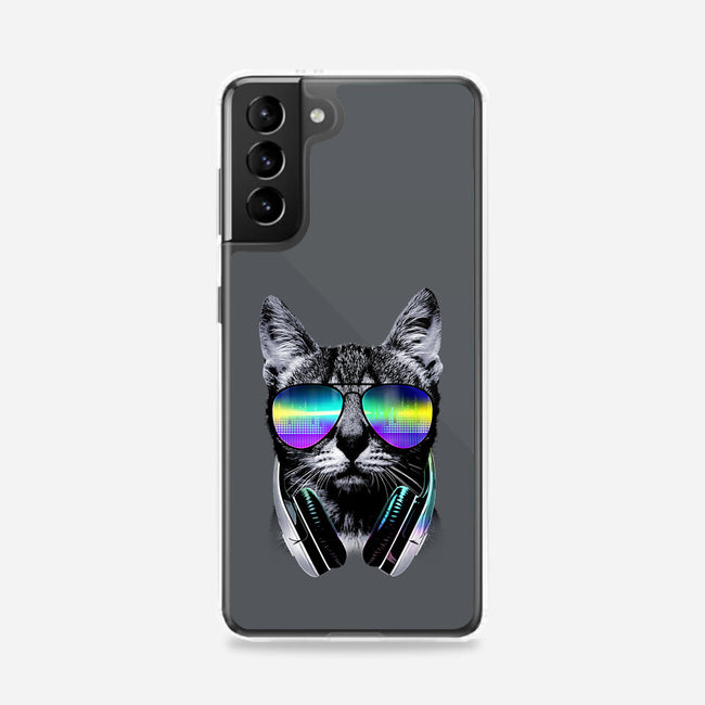 Music Lover Cat-samsung snap phone case-clingcling