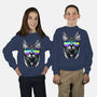 Music Lover Cat-youth crew neck sweatshirt-clingcling