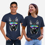 Music Lover Cat-unisex basic tee-clingcling