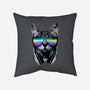 Music Lover Cat-none removable cover w insert throw pillow-clingcling
