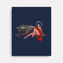 Must Love Dogs-none stretched canvas-cyclonaut