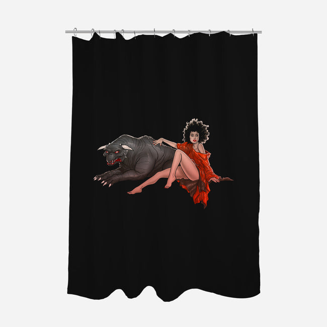 Must Love Dogs-none polyester shower curtain-cyclonaut