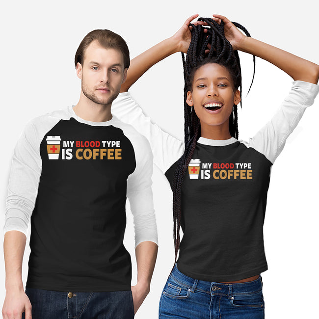 My Blood Type-unisex baseball tee-Fishbiscuit