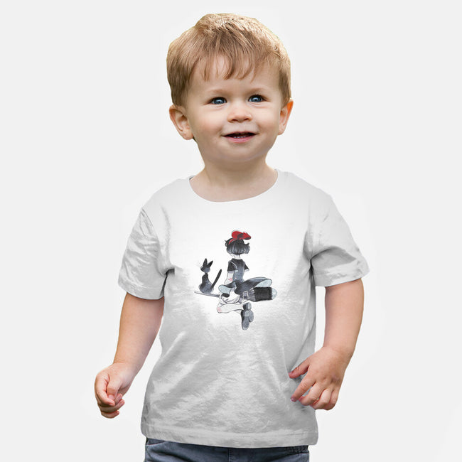 My Favorite Witch-baby basic tee-alliebirdseed