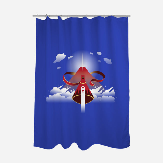 My First Journey-none polyester shower curtain-aflagg