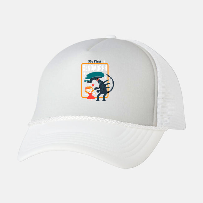 My First Xenomorph-unisex trucker hat-DinoMike