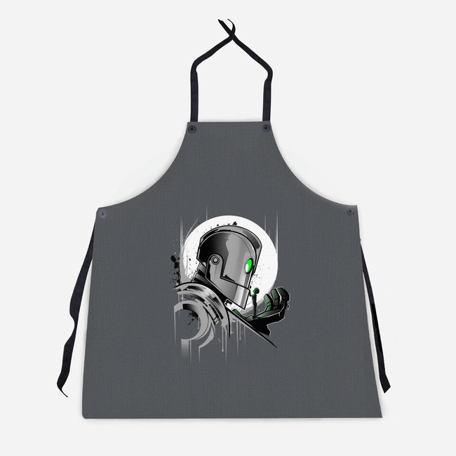 My Giant Friend-unisex kitchen apron-InkOne