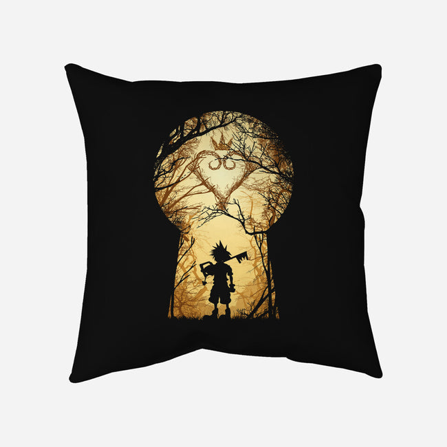 My Kingdom-none non-removable cover w insert throw pillow-Donnie