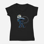 My Little Alien-womens v-neck tee-Ratigan