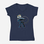 My Little Alien-womens v-neck tee-Ratigan