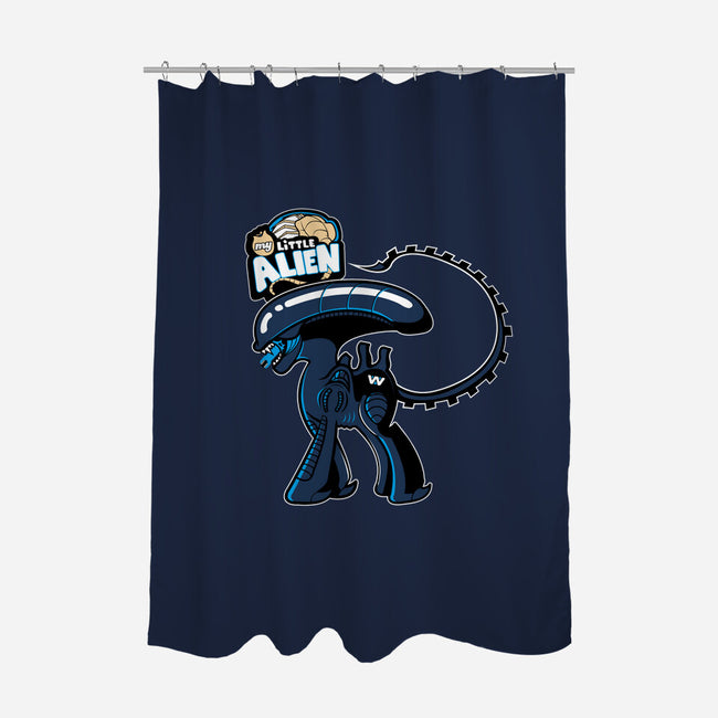 My Little Alien-none polyester shower curtain-Ratigan
