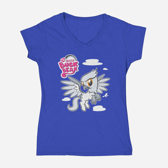 My Little Buckbeak-womens v-neck tee-Italiux