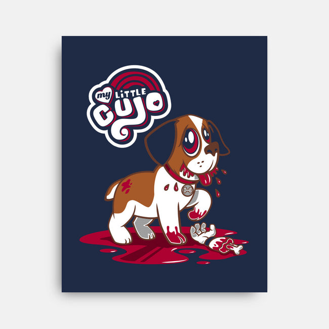 My Little Cujo-none stretched canvas-Nemons