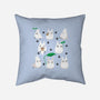 My Little Neighbors-none removable cover w insert throw pillow-thekfish