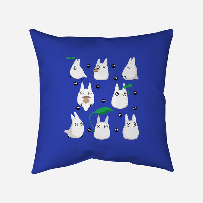 My Little Neighbors-none removable cover w insert throw pillow-thekfish