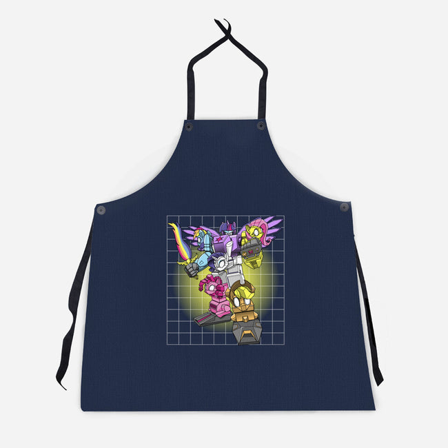 My Little Ponytron-unisex kitchen apron-boltfromtheblue