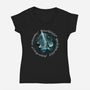 My Little Treasure-womens v-neck tee-alemaglia