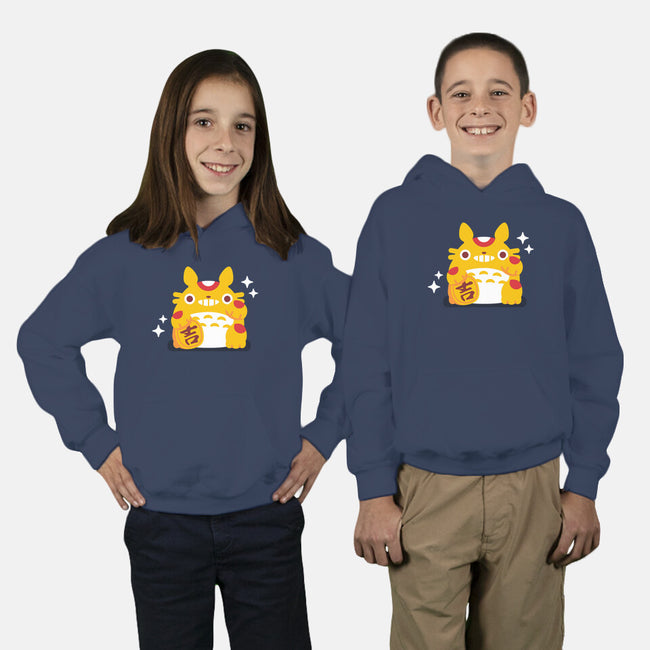 My Neighbor Maneki-Neko-youth pullover sweatshirt-daria rhodes