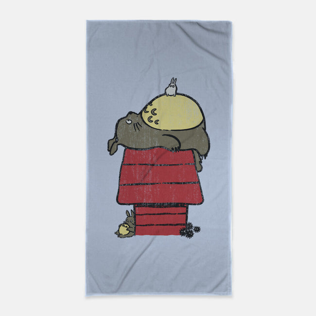 My Neighbor Peanut-none beach towel-Azafran