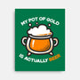 My Pot of Gold Beer-none stretched canvas-goliath72