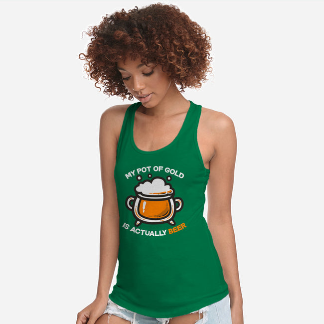 My Pot of Gold Beer-womens racerback tank-goliath72