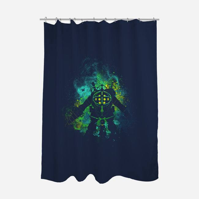 My Protector-none polyester shower curtain-Donnie