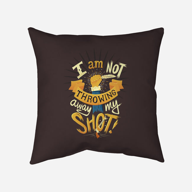 My Shot-none removable cover w insert throw pillow-risarodil
