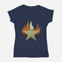 My Wand!-womens v-neck tee-nayawei