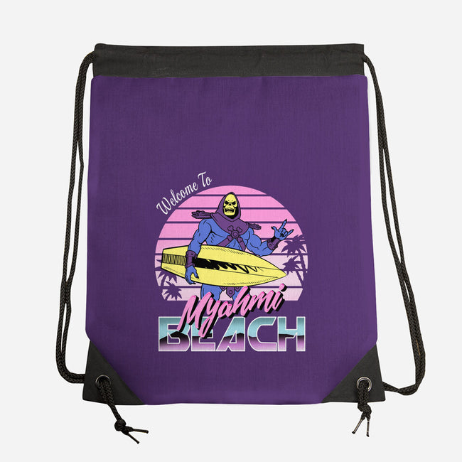 Myahmi Beach-none drawstring bag-Immortalized