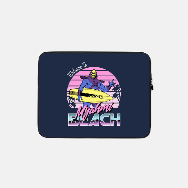 Myahmi Beach-none zippered laptop sleeve-Immortalized