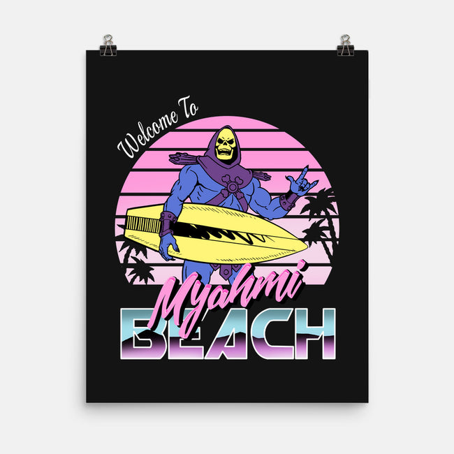 Myahmi Beach-none matte poster-Immortalized