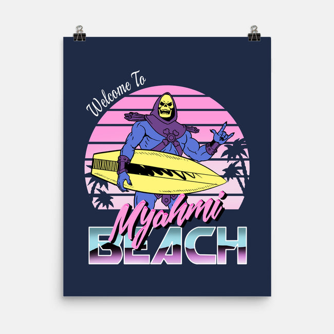 Myahmi Beach-none matte poster-Immortalized